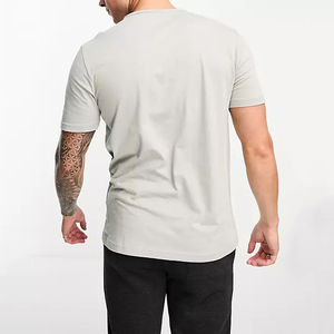 Camiseta Deportiva 100% Algodón con Cuello Redondo, Secado Rápido, Corte Holgado, Sensación Ligera, Estampado Serigrafiado, Diseño Sólido, Manga Corta, para Entrenamiento Muscular - Product Image 6