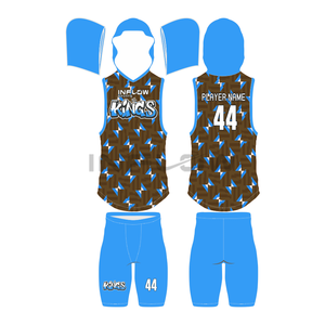 Uniformes Sublimados de 7 Bandera, Camisetas Transpirables, MOQ Bajo, Uniformes Cómodos 7x7, Uniformes 7v7 en Oferta - Product Image 6