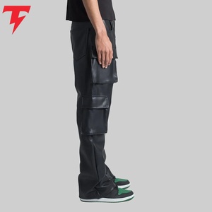 <b>Men</b> <b>Leather</b> <b>Pants</b> High Quality <b>Leather</b> Slim Fit Trousers Comfortable Durable Stylish Everyday Wear Wholesale Clothing - Product Image 2