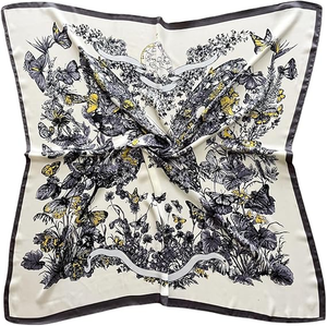 ผ้าเช็ดหน้าพิมพ์ลายดอกไม้เพสลีย์หรูหราสำหรับผู้ชาย ผ้าไหมพิมพ์ลายจุด ผ้าพันคอสั่งทำพิเศษ อุปกรณ์เสริมชุดแต่งงาน ผู้ผลิต - Product Image 2