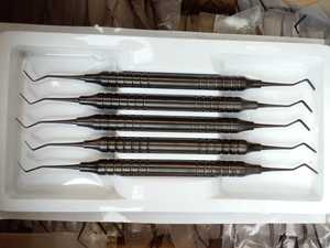 Instrumentos Quirúrgicos BAFA, Espátulas Manuales para Relleno de Resina Compuesta Dental, Doble Cabeza, Recubrimiento de Titanio, Accesorios para Dentistas - Product Image 4
