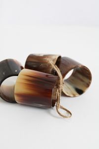 Anillo para Servilletas de Cuerno Natural de Primera Calidad, Personalizado para Vajilla, Decoración del Hogar, Artículo para el Hogar al Mejor Precio - Product Image 2
