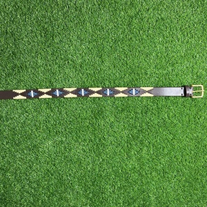Ceinture Polo en Cuir Véritable Personnalisée Faite à la Main, Ceinture Polo Tressée avec Boucle en Laiton Massif, Ceintures Polo OEM, Sacs et Étuis LPB-0119 - Product Image 3