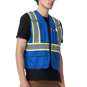 Chaleco de Seguridad Reflectante de Alta Visibilidad con Múltiples Bolsillos, Estilo Ejecutivo, para Gerentes de Proyectos, Ingenieros de Obra, Equipo de Seguridad para la Construcción - Product Image 3