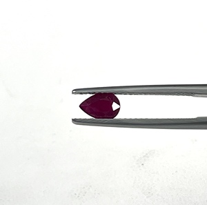 100% Natural African <b>Ruby</b> Heated 5x6mm Calibrated Oval Pear Cut Pinkish Red Color 21.97 Cts. Loose Gemstone for Jewellery Making - Product Image 3