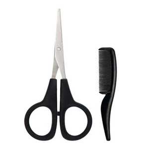 Plastic Handle Hair Cutting Scissors with Stainless Steel Blade Beauty Type <b>Product</b> - Product Image 4