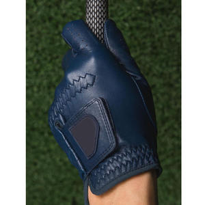 Vente directe d'usine, gants de golf personnalisés pour sports d'hiver en plein air, respirants, en cuir véritable Cabretta, évacuation de l'humidité, fermeture à glissière - Product Image 5