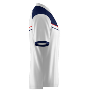 Polo homme d'été formel à manches courtes, couleur unie, col montant - Product Image 3