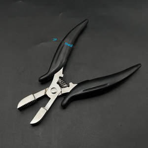 Pince à extensions capillaires en acier inoxydable de qualité chirurgicale, durable, pré-collée, avec logo personnalisé argenté, pour la pose et le retrait de la kératine, par ZETOMED PRO - Product Image 6