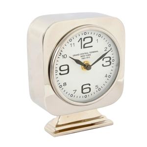 Horloge décorative de style piédestal, horloges en métal de haute qualité pour la maison, la chambre à coucher et le bureau, objets de décoration de bureau - Product Image 1