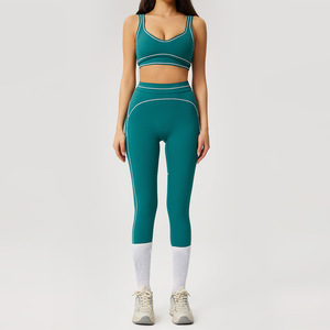 ชุดโยคะแบบระบายอากาศได้ดี ตัดเย็บอัตโนมัติ สำหรับผู้หญิง เหมาะสำหรับพิลาทิส การฝึกในยิม และการออกกำลังกาย - Product Image 3