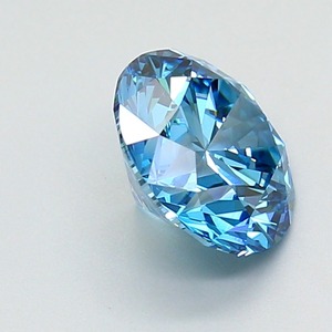 Diamante CVD redondo de 1.90 quilates, color azul intenso, claridad VS1, pulido excelente, piedra preciosa suelta cultivada en laboratorio. - Product Image 2