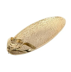 Plateau décoratif attrayant en laiton pour chocolats, idéal pour les fêtes de haute qualité, le Ramadan ou comme plateau de style classique - Product Image 6