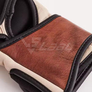 High Quality Open Finger Training Gloves Manufacturer Custom Logo Kickboxing Grappling Training Gloves - Product Image 4