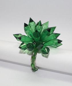 Anneaux de serviette ronds en plastique écologique pour mariage, en PE - Product Image 3