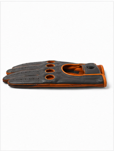 Gants de conduite en cuir véritable de haute qualité, doux, respirants, compatibles écran tactile, antidérapants, thermiques, unisexes, pour l'hiver, voiture, moto, OEM - Product Image 1