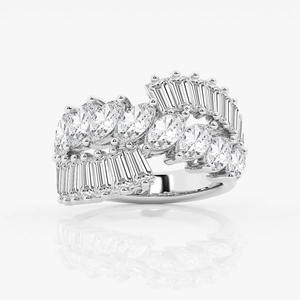 IGI/GIA Lab Grown Vintage 14K oro amarillo boda/anillo de compromiso corte redondo diamante Unisex perfecto aniversario y regalo de fiesta - Product Image 1