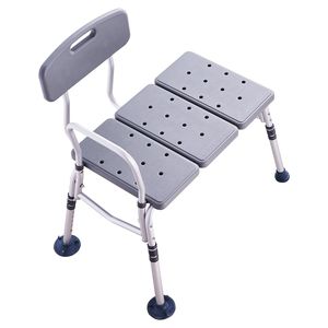 Sgabello da Doccia Regolabile e Leggero per Adulti e Anziani, Panca Antiscivolo per Trasferimento in Vasca, Attrezzatura di Sicurezza per Disabili, Doccia e Vasca - Product Image 1
