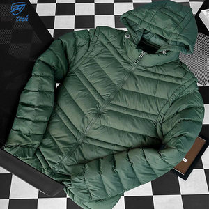 OEM <b>Mens</b> Winter Canvas Puffer <b>Jacket</b> Thick Quilted <b>Warm</b> Hooded Coat Insulated Windproof Eco-Friendly Streetwear Outdoor Fashion - Product Image 4
