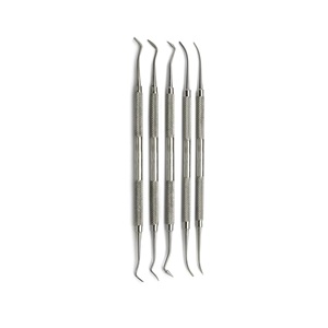 ชุดเครื่องมือแกะสลักขี้ผึ้งทางทันตกรรม PK Thomas Kit จำนวน 5 ชิ้น ทำจากสแตนเลสคุณภาพพรีเมียม พร้อมปลายสองด้าน - Product Image 2