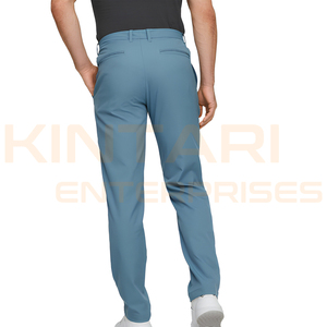 Pantalones de Golf Personalizados con Logotipo, Corte Ajustado, 90% Nailon Ligero, 10% Elastano, Elásticos en Cuatro Direcciones, Bordados, Rectos, de Lona Media - Product Image 4