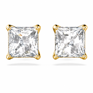 Fashion Stud <b>Earrings</b> Princess Cut Lab Grown Solitaire Diamond 925 Sterling <b>Silver</b> 14K 18K <b>Solid</b> Gold Minimalist Square <b>Earrings</b> - Product Image 5