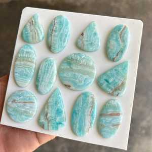 High Quality Wholesale Natural Aragonite Gemstone Loose Cabochons - Polished Aragonite Stones Lot for Jewelry Making MAHNAJ GEMS - Product Image 1