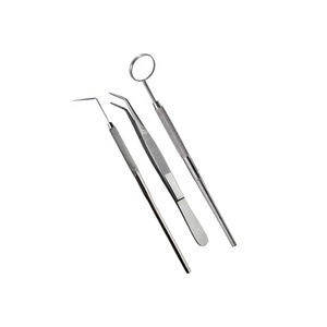 ชุดเครื่องมือทันตกรรมพื้นฐานชุดเครื่องมือผ่าตัดทางทันตกรรมชุดเครื่องมือผ่าตัดสเตนเลสสตีลสำหรับการผ่าตัดฟันและช่องปาก - Product Image 4