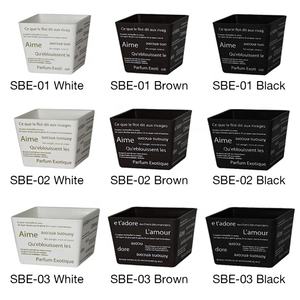 Maceta Cuadrada Minimalista para Flores, Maceta Decorativa con Diseño Floral, Adecuada para Arreglos Florales DIY, Regalo para el Día de la Madre - Product Image 5