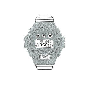 Kit de Modificación de Caja de Reloj Octogonal Cubierta de Cristal, Acero Inoxidable, Estilo Urbano, Diseño de Marco para Mejorar el Reloj - Product Image 3