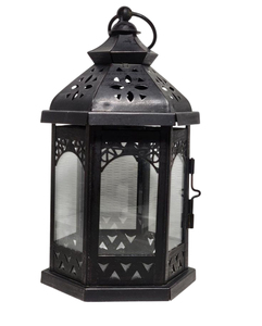 Nouvelle lanterne classique moderne en acier inoxydable et verre, finition noire brillante, pièce maîtresse pour extérieur, personnalisable - Product Image 4
