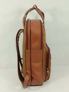 Canvas <b>Laptop</b> <b>Backpack</b> with Front Zipper Pocket and Polyester Lining Fashion Winter Travel & Business <b>Backpack</b> <b>for</b> Men <b>Women</b> - Product Image 3