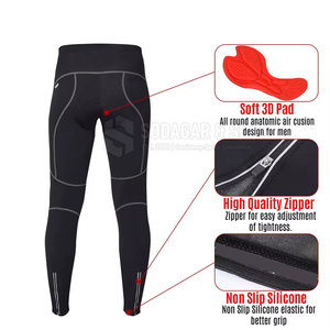 Pantalones de Ciclismo Profesionales Acolchados con Costuras Resistentes y Cintura Cómoda - Product Image 2