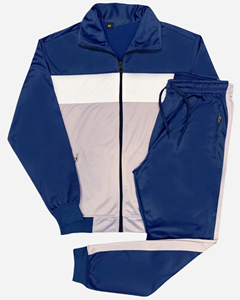Classic Full Zip Casual Solid Eco-friendly <b>Track</b> <b>Jacket</b> and Jogging <b>Track</b> Pant Summer Breathable Sports Tracksuit Set - Product Image 5