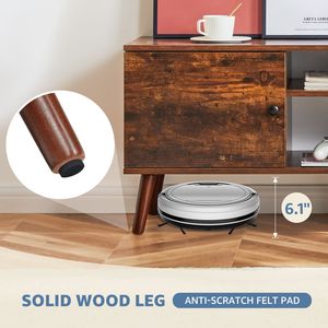 Mobile TV Nero per Soggiorno o Ufficio, Pratico Supporto per Conservare TV e Accessori - Product Image 2