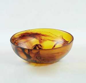 Tazón decorativo de resina epoxi hecho a mano, tazón de lujo para servir frutas de resina, tazón de mesa artesanal de resina epoxi de color personalizado - Product Image 5