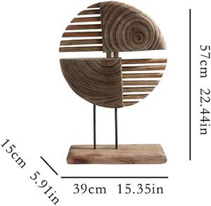 Abanico de Madera Hecho a Mano, Decoración de Escritorio en Forma de Abanico, Adorno de Madera Pulida, Estilo Folclórico, Decoración del Hogar - Product Image 2