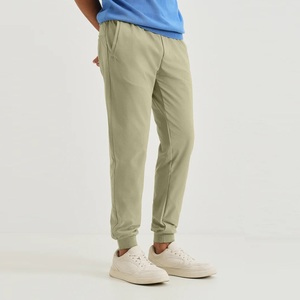 Pantalon de jogging pour homme de haute qualité, tendance, couleur unie, avec cordon de serrage, dernières créations taille haute, taille élastique, effet délavé - Product Image 3
