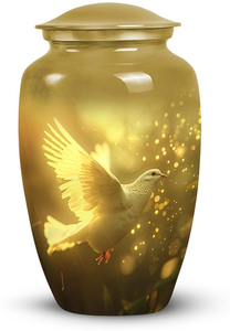 Wholesale Metal Cremation Urns for Adult Human Ashes Modern Design Funeral Supplies Casket <b>Memorial</b> <b>Keepsake</b> - Product Image 5
