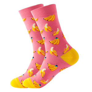 Chaussettes de sport personnalisées imprimées avec des dessins animés pour hommes et femmes, chaussettes décontractées en coton mélangé colorées et originales, vente en gros - Product Image 2