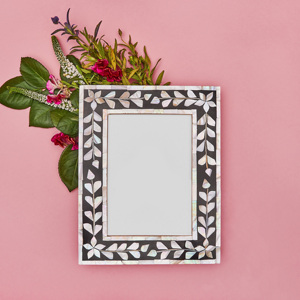 <b>Large</b> size blue picture <b>frame</b> mother of pearl handcrafted shell inlay <b>frames</b> for family photos - Product Image 6