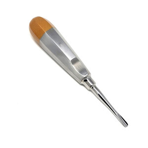 Élévateur de racine robuste en acier inoxydable durable, instrument chirurgical dentaire pour les procédures d'extraction et d'élévation dentaire - Product Image 1