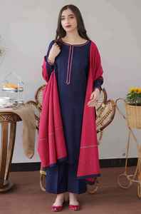 Robe d'été 2026 NOUVELLE TENDANCE pour femmes et jeunes filles, style mariage/fête/quotidien, brodée pakistanaise/punjabie, autres robes - Product Image 3