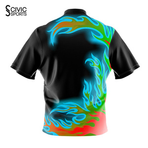 Hot Sale Just Play Unisex Factory Price Sports T shirt Badminton Jersey High Quality BOWLING JERSEY - Product Image 4