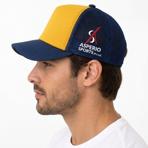 Casquette de camionneur personnalisée avec dos en maille respirante, fermeture snapback réglable, design léger, ajustement confortable, idéale pour les vêtements de travail en extérieur - Product Image 3