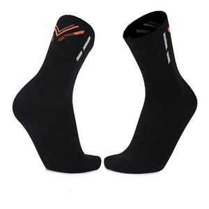 <b>Best</b> Wholesale Customized Crew Bottom Design Nylon High Stretch Breathable Cycling <b>Socks</b> for Sports Basketball - Product Image 1