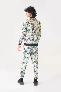 Casual Fitted Blank Two Piece Tracksuits for Men Custom Sweatsuit Set Unisex Vintage Training <b>Jogging</b> Wear With Zipper - Product Image 4