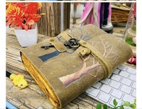 Journal en cuir gaufré arbre de vie Vintage rétro recette magique prière écriture bien-être balle de mariage rafale mentale