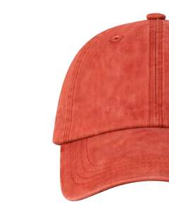 Casquette de baseball en coton orange rouille unie, ajustable, unisexe, décontractée, respirante, confortable, personnalisable, qualité supérieure - Product Image 4