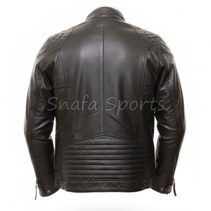 <b>Men's</b> Fashion Design New Arrival Leather <b>Jacket</b> Premium Quality Leather <b>Jacket</b> For <b>Man</b> In Wholesale Price - Product Image 2